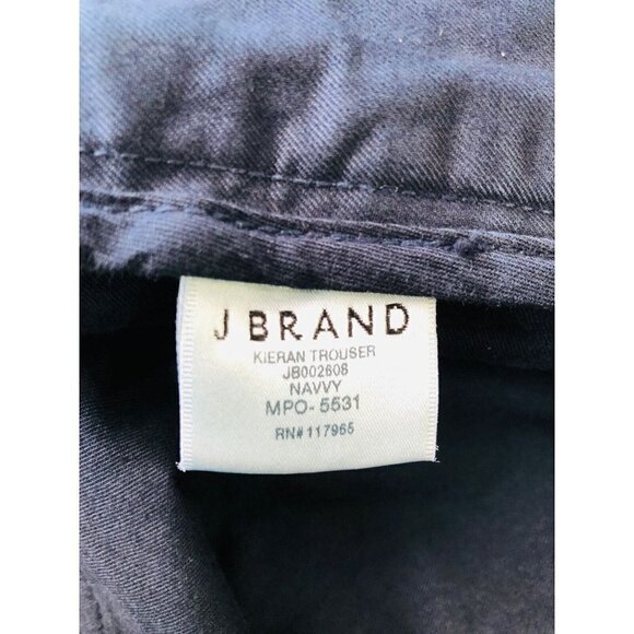 J Brand Men’s Kieran Navy Relaxed Straight Trouser Pants Size 40 JB002608 - Picture 5 of 12